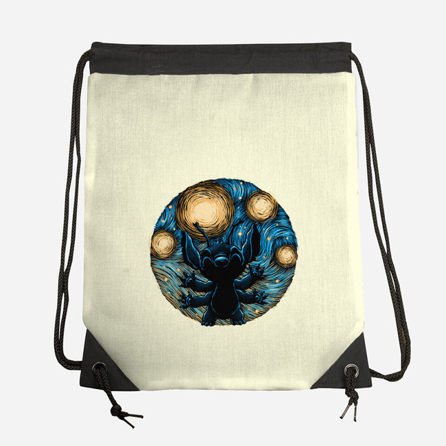 A Starry Experiment-None-Drawstring-Bag-glitchygorilla