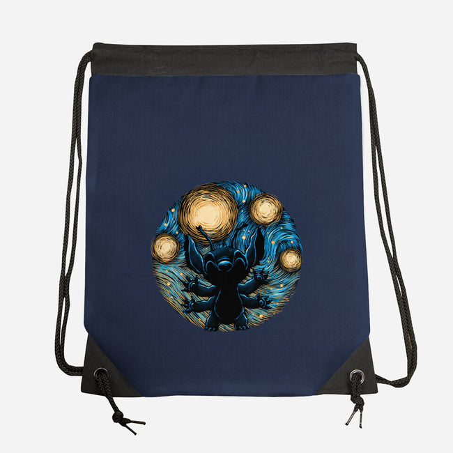 A Starry Experiment-None-Drawstring-Bag-glitchygorilla