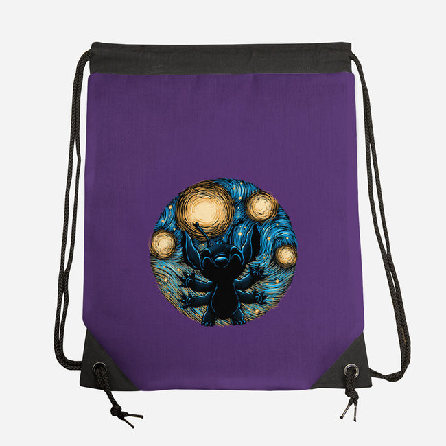 A Starry Experiment-None-Drawstring-Bag-glitchygorilla