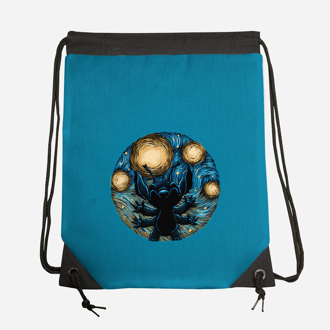 A Starry Experiment-None-Drawstring-Bag-glitchygorilla