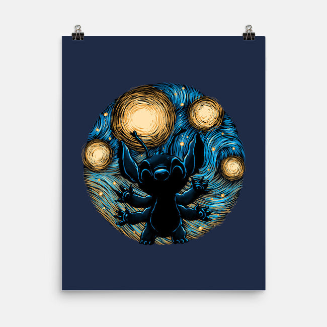 A Starry Experiment-None-Matte-Poster-glitchygorilla