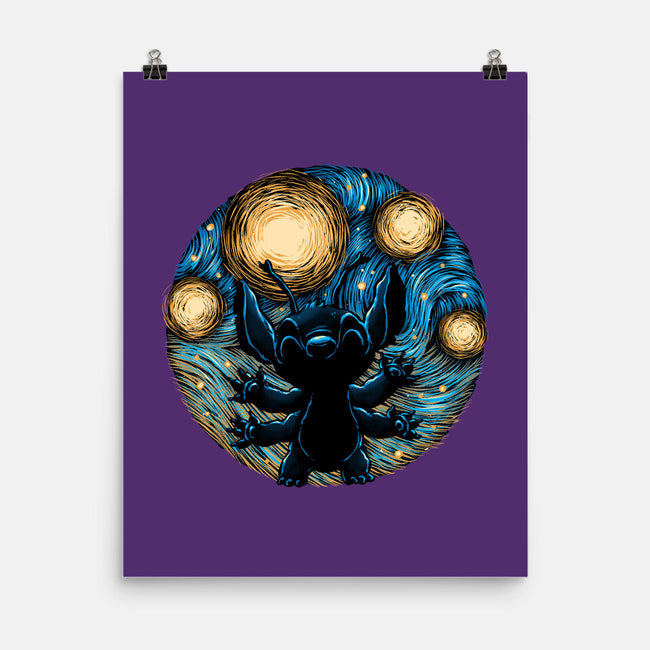 A Starry Experiment-None-Matte-Poster-glitchygorilla