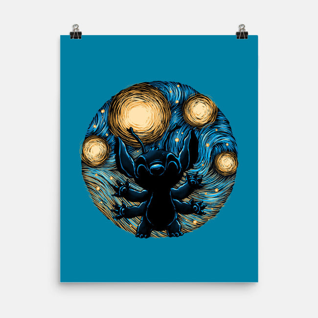A Starry Experiment-None-Matte-Poster-glitchygorilla