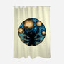 A Starry Experiment-None-Polyester-Shower Curtain-glitchygorilla