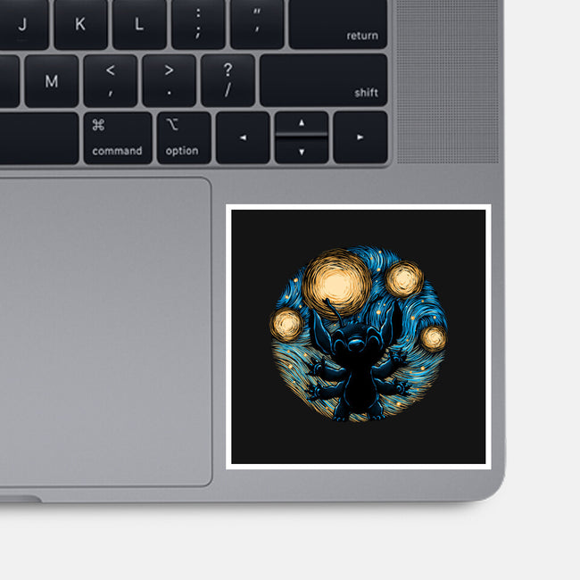 A Starry Experiment-None-Glossy-Sticker-glitchygorilla