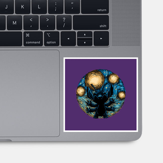 A Starry Experiment-None-Glossy-Sticker-glitchygorilla