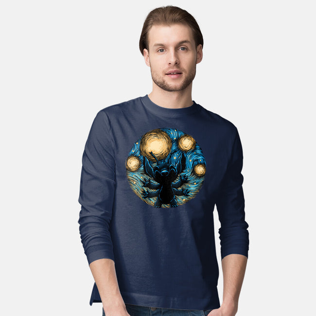 A Starry Experiment-Mens-Long Sleeved-Tee-glitchygorilla