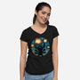 A Starry Experiment-Womens-V-Neck-Tee-glitchygorilla