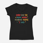 Mean But Accurate Things-Womens-V-Neck-Tee-koalastudio