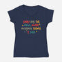 Mean But Accurate Things-Womens-V-Neck-Tee-koalastudio