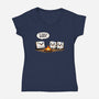 It Was A Robot-Womens-V-Neck-Tee-fanfabio