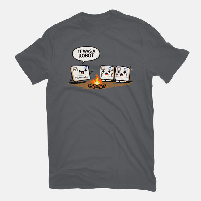 It Was A Robot-Womens-Basic-Tee-fanfabio