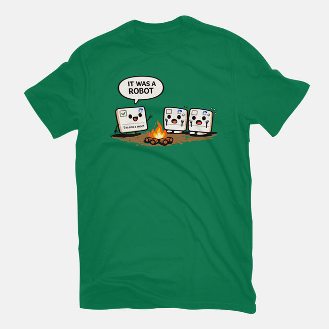 It Was A Robot-Womens-Basic-Tee-fanfabio