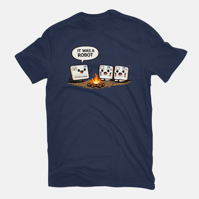 It Was A Robot-Womens-Fitted-Tee-fanfabio