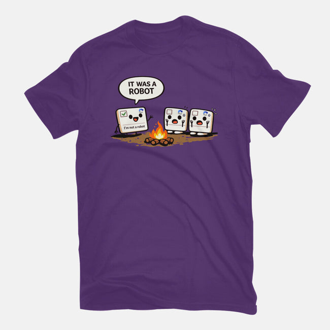 It Was A Robot-Womens-Fitted-Tee-fanfabio