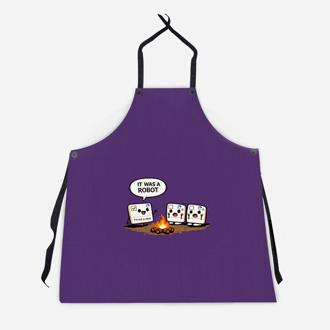 It Was A Robot-Unisex-Kitchen-Apron-fanfabio