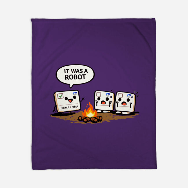 It Was A Robot-None-Fleece-Blanket-fanfabio