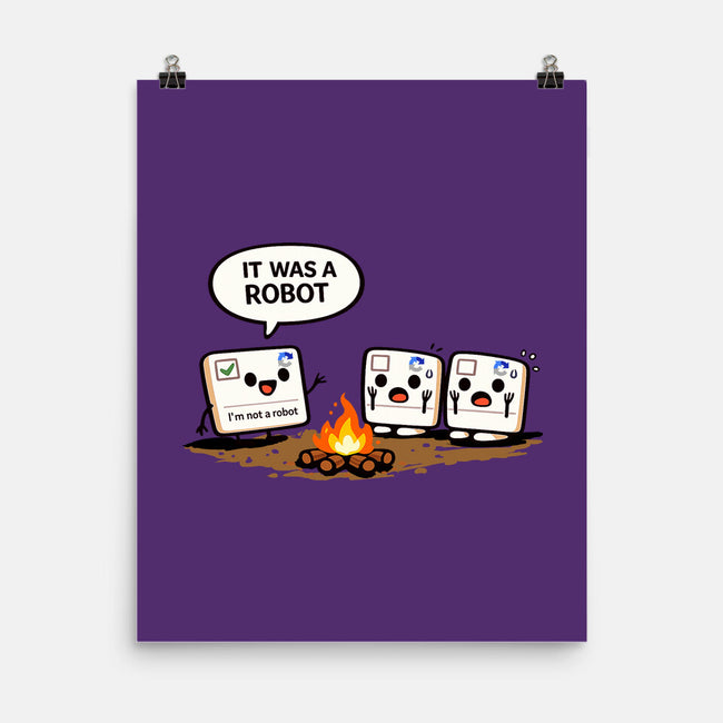 It Was A Robot-None-Matte-Poster-fanfabio