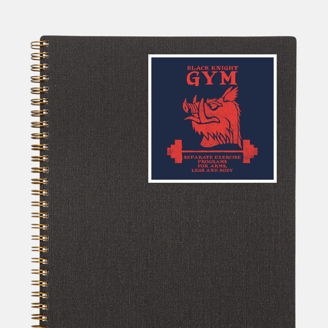Black Knight Gym-None-Glossy-Sticker-imisko