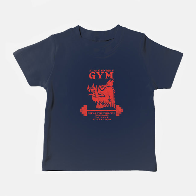 Black Knight Gym-Baby-Basic-Tee-imisko
