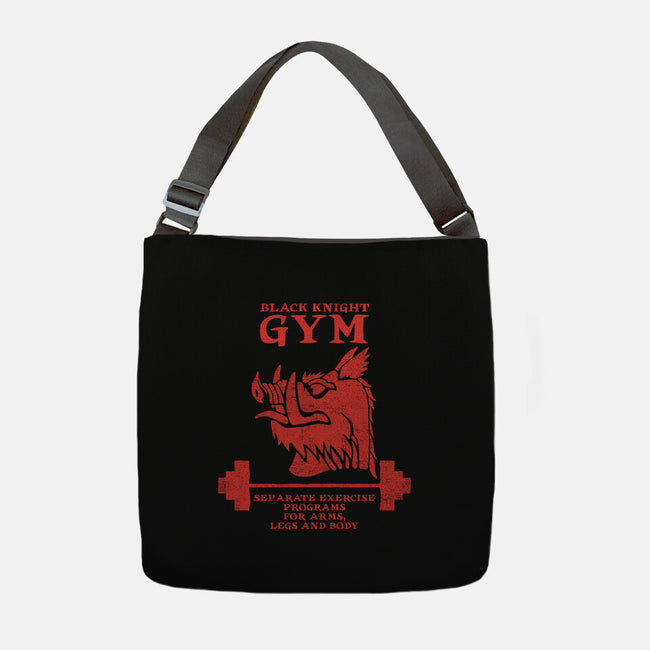 Black Knight Gym-None-Adjustable Tote-Bag-imisko
