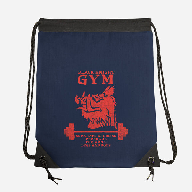 Black Knight Gym-None-Drawstring-Bag-imisko