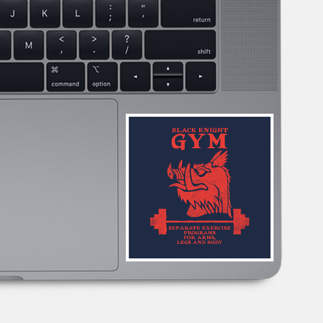 Black Knight Gym-None-Glossy-Sticker-imisko