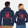 Black Knight Gym-Unisex-Zip-Up-Sweatshirt-imisko