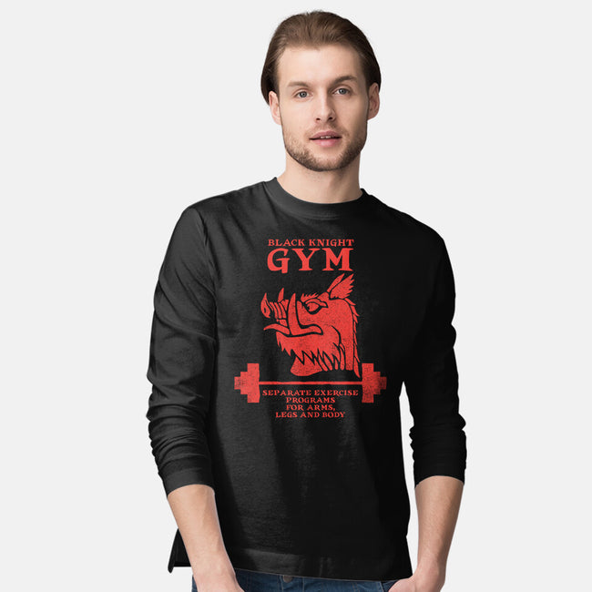 Black Knight Gym-Mens-Long Sleeved-Tee-imisko