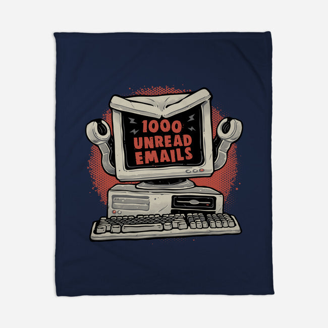 1000 Unread Emails-None-Fleece-Blanket-glitchygorilla