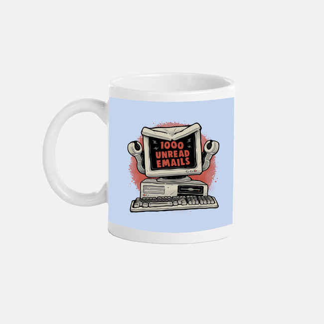 1000 Unread Emails-None-Mug-Drinkware-glitchygorilla