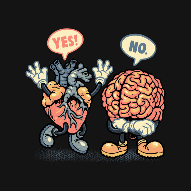 The Heart Says Yes-Unisex-Basic-Tee-glitchygorilla