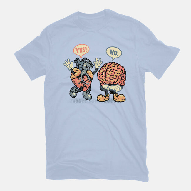 The Heart Says Yes-Womens-Fitted-Tee-glitchygorilla