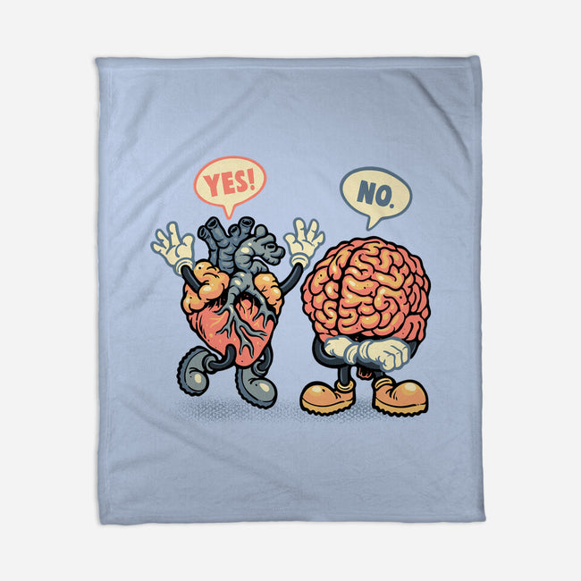 The Heart Says Yes-None-Fleece-Blanket-glitchygorilla