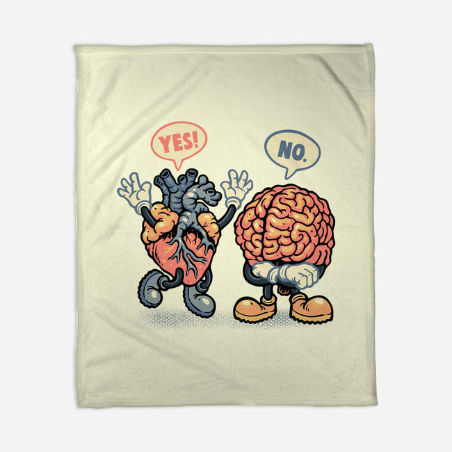 The Heart Says Yes-None-Fleece-Blanket-glitchygorilla