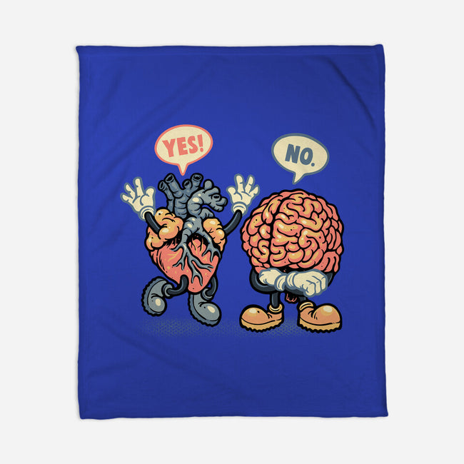 The Heart Says Yes-None-Fleece-Blanket-glitchygorilla