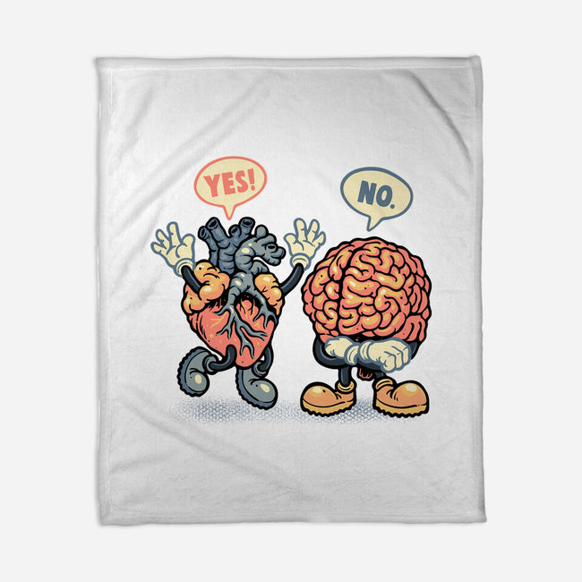 The Heart Says Yes-None-Fleece-Blanket-glitchygorilla