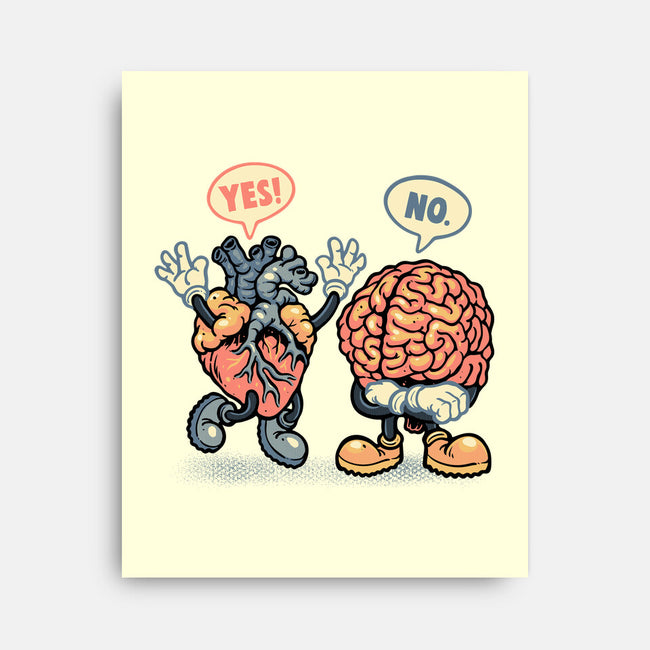 The Heart Says Yes-None-Stretched-Canvas-glitchygorilla