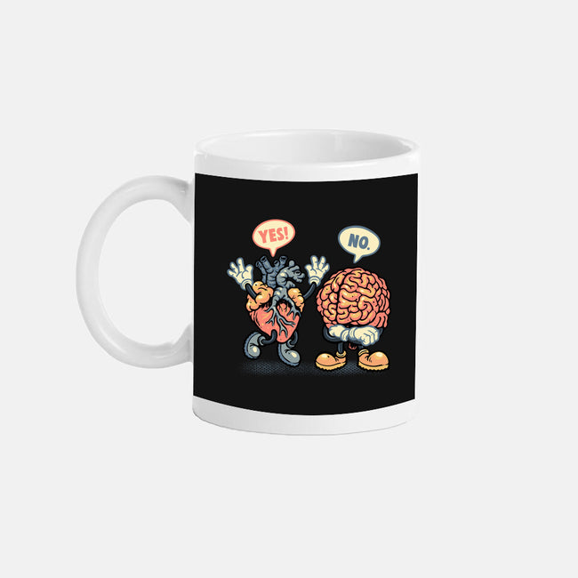 The Heart Says Yes-None-Mug-Drinkware-glitchygorilla