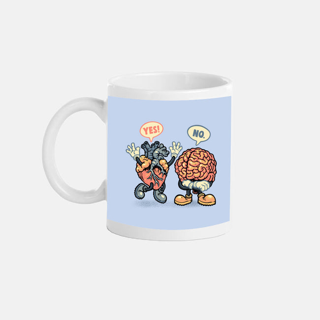 The Heart Says Yes-None-Mug-Drinkware-glitchygorilla