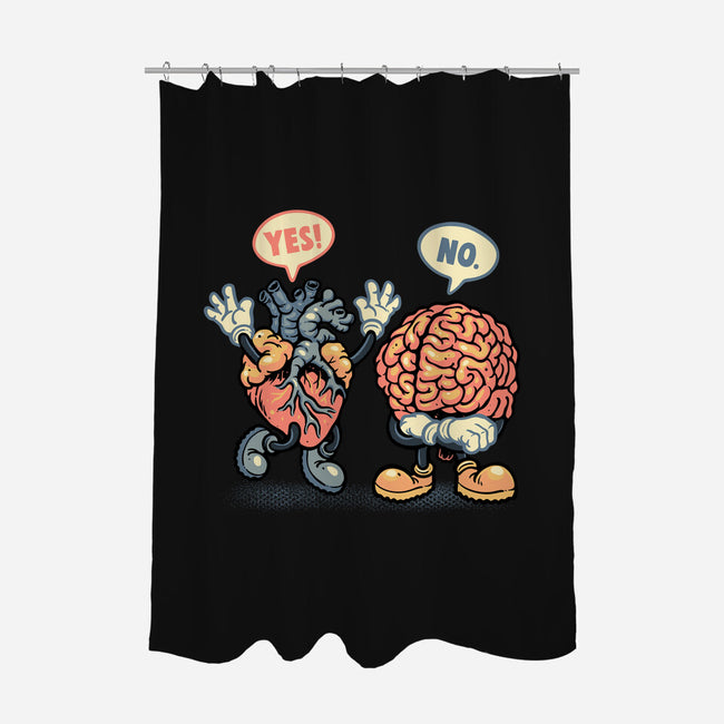 The Heart Says Yes-None-Polyester-Shower Curtain-glitchygorilla