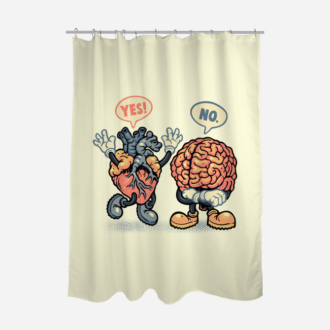 The Heart Says Yes-None-Polyester-Shower Curtain-glitchygorilla