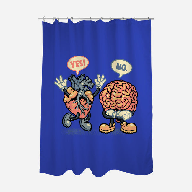 The Heart Says Yes-None-Polyester-Shower Curtain-glitchygorilla