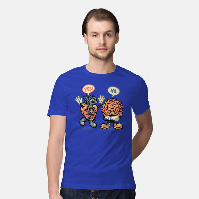 The Heart Says Yes-Mens-Premium-Tee-glitchygorilla