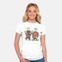 The Heart Says Yes-Womens-Fitted-Tee-glitchygorilla