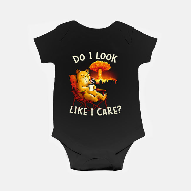 Couldn't Care Any Less-Baby-Basic-Onesie-dandingeroz