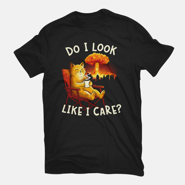 Couldn't Care Any Less-Womens-Basic-Tee-dandingeroz