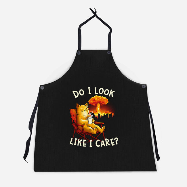 Couldn't Care Any Less-Unisex-Kitchen-Apron-dandingeroz