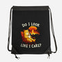 Couldn't Care Any Less-None-Drawstring-Bag-dandingeroz