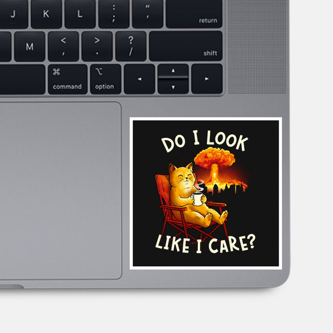 Couldn't Care Any Less-None-Glossy-Sticker-dandingeroz